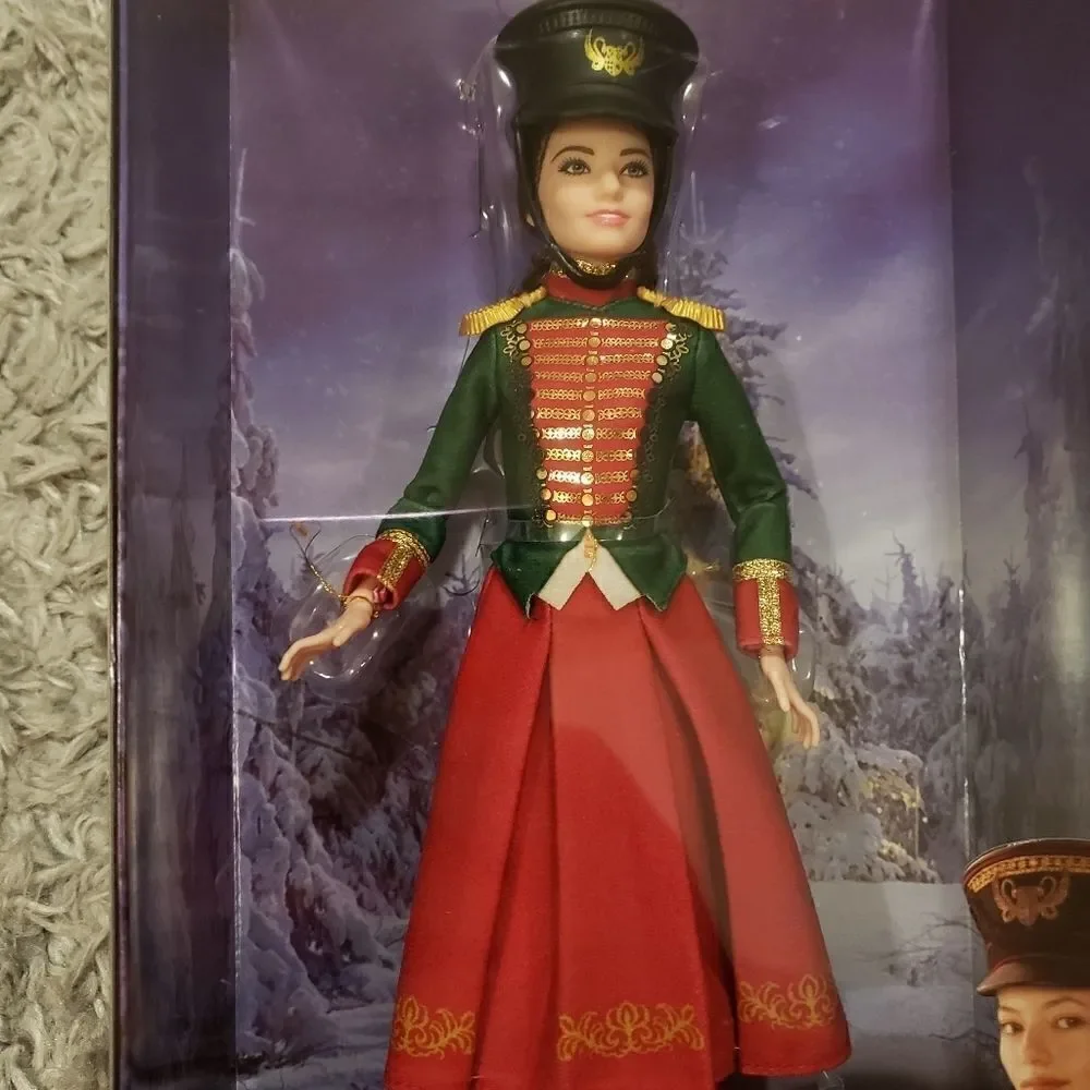 Disney Nutcracker Four Realms Nutcracker Barbie Clara in Soldier Uniform